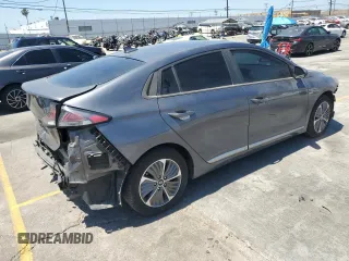 2020 Hyundai Ioniq SE with VIN KMHC65LD4LU207572, listed as a Copart auction lot 54187205 with 136,887 mi miles and Salvage title. Bid and sale history available at DreamBid. Image 3.