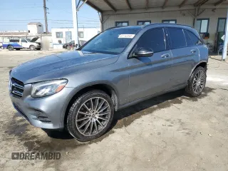 2019 Mercedes-Benz GLC 300 with VIN WDC0G4KB4KV195778, listed as a Copart auction lot 61742345 with 134,181 mi miles and Salvage title. Bid and sale history available at DreamBid. Image 1.