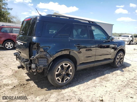 2023 Ford Bronco Sport Outer Banks with VIN 3FMCR9C65PRD55002, listed as a Copart auction lot 49676405 with 49,918 mi miles and Non Repairable. Bid and sale history available at carsss.com. Image 3.