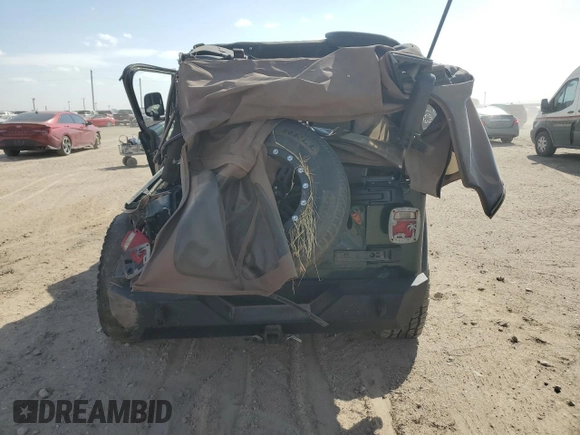 2005 Jeep Wrangler SE with VIN 1J4FA29175P331391, listed as a Copart auction lot 76608824 with 98,268 mi miles and Salvage Title. Bid and sale history available at carsss.com. Image 6.