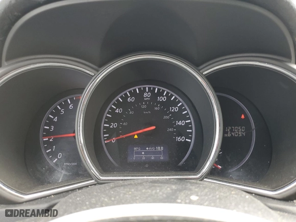 2012 Nissan Murano S with VIN JN8AZ1MU1CW107822, listed as a Copart auction lot 48660695 with 127,050 mi miles and Salvage Title. Bid and sale history available at carsss.com. Image 9.