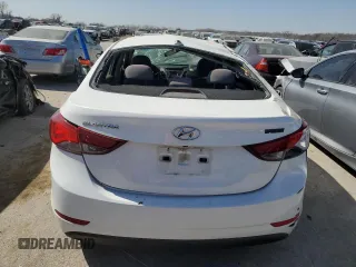 2014 Hyundai Elantra SE with VIN 5NPDH4AE1EH520102, listed as a Copart auction lot 48195955 with 112,124 mi miles and Salvage Title. Bid and sale history available at DreamBid. Image 6.