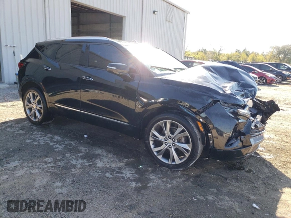 2020 Chevrolet Blazer Premier with VIN 3GNKBFRS1LS575805, listed as a Copart auction lot 49648205 with 81,478 mi miles and Non repairable. Bid and sale history available at DreamBid. Image 4.