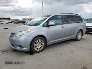 2011 Toyota Sienna XLE AAS with VIN 5TDYK3DC6BS113762, listed as a Copart auction lot 62570005 with 182,556 mi miles and Clean title. Bid and sale history available at DreamBid. Image 1.