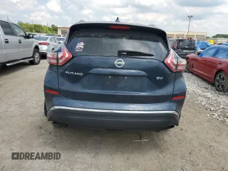 2017 Nissan Murano SV with VIN 5N1AZ2MG9HN115283, listed as a Copart auction lot 63035814 with 129,018 mi miles and Salvage Title. Bid and sale history available at carsss.com. Image 6.