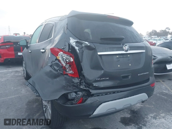 2018 Buick Encore Preferred with VIN KL4CJASB1JB538866, listed as a IAAI auction lot 41804938 with 42,886 mi miles and . Bid and sale history available at DreamBid. Image 3.