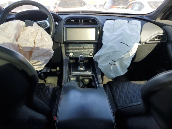 2020 Jaguar F-Pace SVR with VIN SADCZ2EE4LA624650, listed as a Copart auction lot 41261784 with 67,148 mi miles and Salvage Title. Bid and sale history available at DreamBid. Image 8.