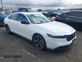 2023 Honda Accord Sport with VIN 1HGCY2F51PA032627, listed as a IAAI auction lot 41734278 with 21,299 mi miles and . Bid and sale history available at DreamBid. Image 1.