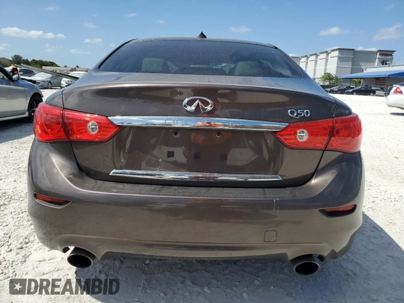 2016 Infiniti Q50 3.0t Premium with VIN JN1EV7AP7GM300734, listed as a Copart auction lot 55263025 with 125,987 mi miles and Clean Title. Bid and sale history available at carsss.com. Image 6.