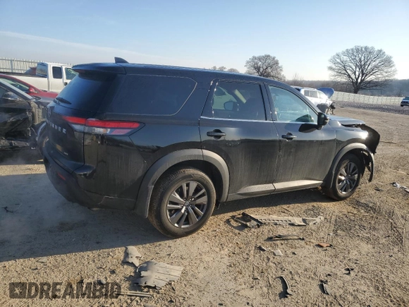2022 Nissan Pathfinder S with VIN 5N1DR3AC5NC212542, listed as a Copart auction lot 48945195 with 34,713 mi miles and Salvage title. Bid and sale history available at DreamBid. Image 3.