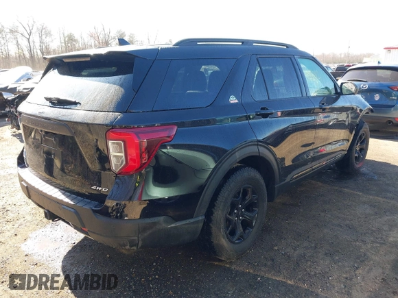 2022 Ford Explorer Timberline z VIN 1FMSK8JH4NGB90417, wystawiony jako IAAI lot #41887072 z przebiegiem 38 355 mil mil oraz . Historia ofert i sprzedaży dostępna na DreamBid. Obrazek 4.