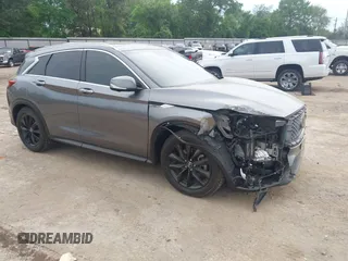 2019 Infiniti QX50 LUXE with VIN 3PCAJ5M16KF112761, listed as a IAAI auction lot 41921825 with 78,566 mi miles. Bid and sale history available at carsss.com. Image 1.