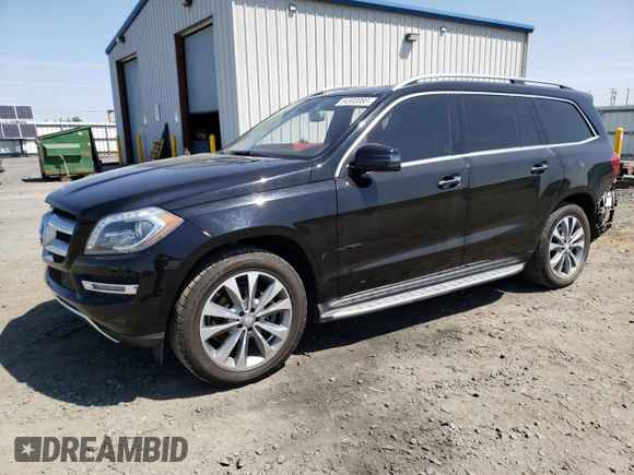 2015 Mercedes-Benz GL-Class GL 450 with VIN 4JGDF6EE7FA502753, listed as a Copart auction lot 54593083 with 136,804 mi miles. Bid and sale history available at carsss.com. Image 1.