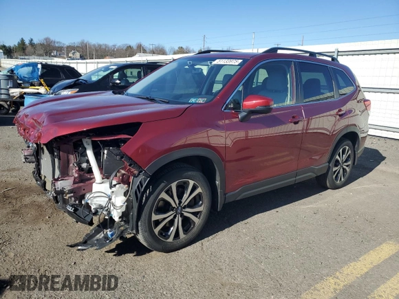 2020 Subaru Forester Limited with VIN JF2SKASC6LH592981, listed as a Copart auction lot 51133975 with 20,710 mi miles and Salvage Title. Bid and sale history available at carsss.com. Image 1.