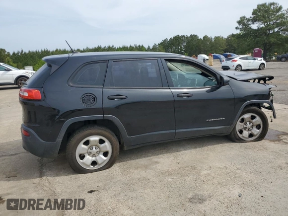 2015 Jeep Cherokee Sport с VIN 1C4PJLAB7FW631413, выставлен на аукционе Copart как лот 54123535 с пробегом Не указан миль и Списание • Salvage title. История ставок и продаж доступна на DreamBid. Изображение 3.