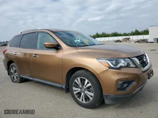 2017 Nissan Pathfinder S with VIN 5N1DR2MMXHC605245, listed as a Copart auction lot 53764715 with 167,954 mi miles and Clean Title. Bid and sale history available at carsss.com. Image 4.