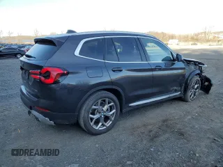2024 BMW X3 xDrive30i with VIN 5UX53DP0XR9W02177, listed as a Copart auction lot 53045675 with 14,018 mi miles and Salvage Title. Bid and sale history available at DreamBid. Image 3.