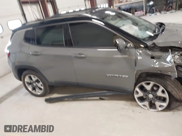 2021 Jeep Compass Limited with VIN 3C4NJDCBXMT596069, listed as a IAAI auction lot 42051527 with 120,236 mi miles and . Bid and sale history available at DreamBid. Image 13.