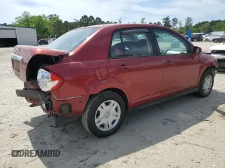 2010 Nissan Versa S with VIN 3N1BC1AP8AL451511, listed as a Copart auction lot 53844865 with 186,503 mi miles and Salvage Title. Bid and sale history available at DreamBid. Image 3.