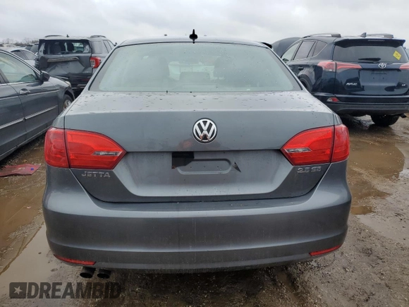 2012 Volkswagen Jetta SE with VIN 3VWDX7AJ3CM406558, listed as a Copart auction lot 47367825 with 163,613 mi miles and Salvage title. Bid and sale history available at DreamBid. Image 6.