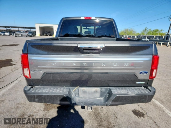 2018 Ford F-150 XL with VIN 1FTEW1EG6JFC62863, listed as a Copart auction lot 59218255 with 125,198 mi miles and Salvage title. Bid and sale history available at DreamBid. Image 6.
