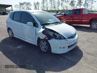 2007 Honda Fit Sport with VIN JHMGD37627S042665, listed as a IAAI auction lot 41734791 with 134,444 mi miles. Bid and sale history available at carsss.com. Image 1.