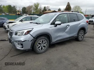 2019 Subaru Forester Premium with VIN JF2SKAECXKH526573, listed as a Copart auction lot 55981095 with 77,882 mi miles and Salvage title. Bid and sale history available at DreamBid. Image 1.