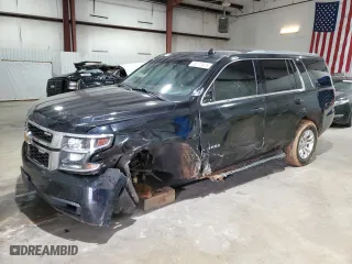 2019 Chevrolet Tahoe LS with VIN 1GNSCAKC8KR287218, listed as a Copart auction lot 45113675 with 58,777 mi miles and Salvage Title. Bid and sale history available at carsss.com. Image 1.