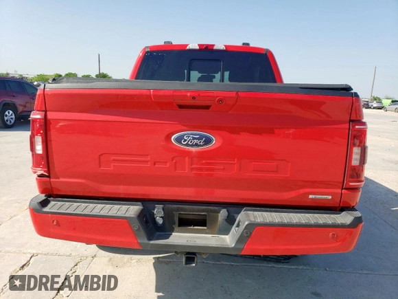 2022 Ford F-150 XL with VIN 1FTEW1EP9NKD83562, listed as a Copart auction lot 52872345 with 26,482 mi miles and Salvage title. Bid and sale history available at DreamBid. Image 6.