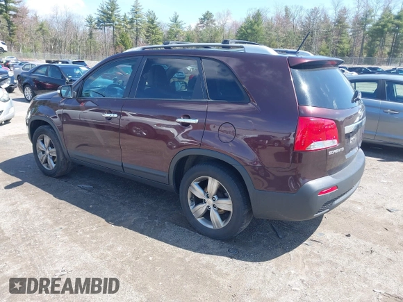 2012 Kia Sorento EX with VIN 5XYKU3A65CG299100, listed as a IAAI auction lot 42098445 with 172,203 mi miles. Bid and sale history available at carsss.com. Image 3.