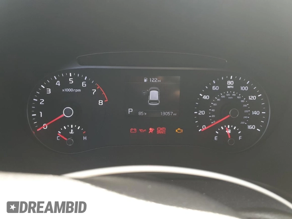 2022 Kia Soul LX with VIN KNDJ23AU2N7834660, listed as a Copart auction lot 42540655 with 13,057 mi miles and Salvage Title. Bid and sale history available at carsss.com. Image 9.