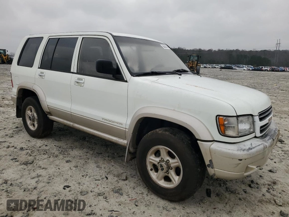 2001 Isuzu Trooper S z VIN JACDS58X317J10350, wystawiony jako Copart lot #86424714 z przebiegiem 186 279 mil mil oraz Czysty tytuł • Clean title. Historia ofert i sprzedaży dostępna na DreamBid. Obrazek 4.