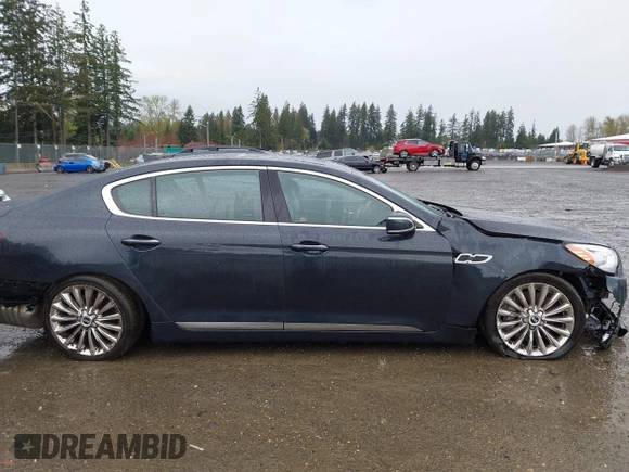 2015 Kia K900 Luxury with VIN KNALW4D42F6022892, listed as a IAAI auction lot 41965389 with 46,294 mi miles. Bid and sale history available at carsss.com. Image 13.