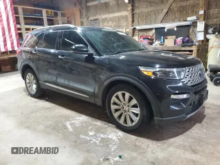 2020 Ford Explorer Limited with VIN 1FMSK8FH2LGB53663, listed as a Copart auction lot 43566905 with 72,226 mi miles and Salvage Title. Bid and sale history available at carsss.com. Image 4.
