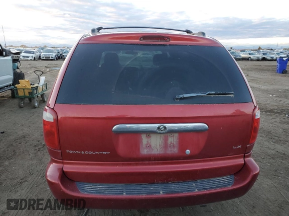 2003 Chrysler Town & Country LX with VIN 2C4GP44LX3R374910, listed as a Copart auction lot 78218734 with 171,144 mi miles and Salvage Title. Bid and sale history available at DreamBid. Image 6.
