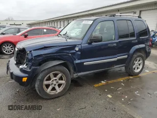 2007 Jeep Liberty Limited with VIN 1J4GL58K67W671747, listed as a Copart auction lot 86486014 with 258,758 mi miles and Salvage Title. Bid and sale history available at DreamBid. Image 1.