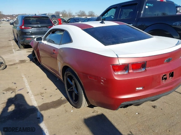 2012 Chevrolet Camaro 1LT with VIN 2G1FB1E30C9205785, listed as a IAAI auction lot 41244920 with NaN miles. Bid and sale history available at carsss.com. Image 3.