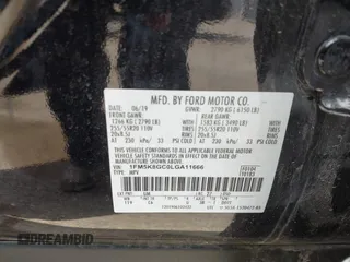 2020 Ford Explorer ST with VIN 1FM5K8GC0LGA11666, listed as a IAAI auction lot 41905536 with 98,620 mi miles and . Bid and sale history available at DreamBid. Image 9.