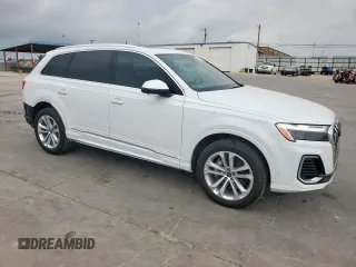 2025 Audi Q7 Premium Plus z VIN WA1LVBF78SD009663, wystawiony jako Copart lot #53740105 z przebiegiem 4 354 mil mil oraz Szkoda całkowita • Salvage title. Historia ofert i sprzedaży dostępna na DreamBid. Obrazek 4.