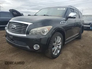 2012 Infiniti QX56 7-passenger with VIN JN8AZ2NE8C9019622, listed as a Copart auction lot 73304764 with 212,344 mi miles and Salvage Title. Bid and sale history available at carsss.com. Image 1.