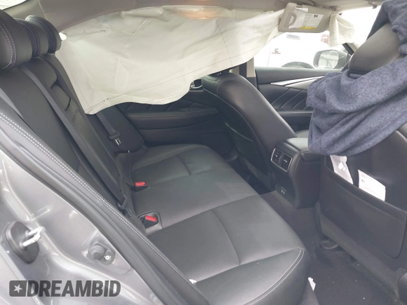 2021 Infiniti Q50 Luxe with VIN JN1EV7BP6MM702593, listed as a IAAI auction lot 41945690 with 53,083 mi miles and . Bid and sale history available at DreamBid. Image 8.