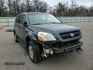 2005 Honda Pilot EX-L z VIN 2HKYF18735H551087, wystawiony jako Copart lot #53953665 z przebiegiem Nie podano mil oraz Szkoda całkowita • Salvage title. Historia ofert i sprzedaży dostępna na DreamBid. Obrazek 15.