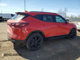 2022 Chevrolet Blazer RS with VIN 3GNKBKRS8NS137567, listed as a Copart auction lot 53806235 with 71,174 mi miles and Salvage title. Bid and sale history available at DreamBid. Image 3.