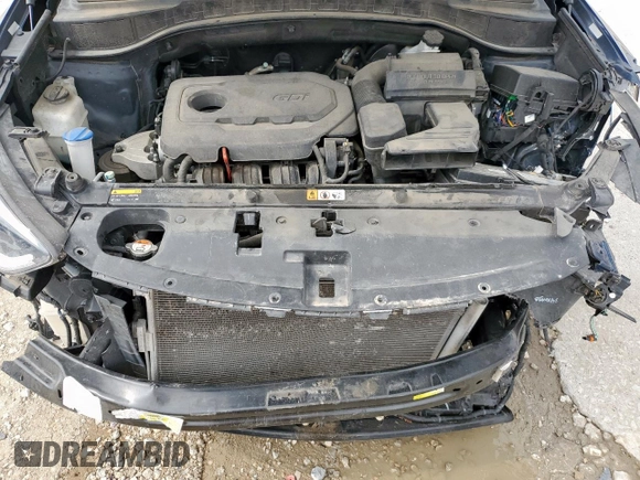 2017 Hyundai Santa Fe 2.4L z VIN 5XYZU3LB4HG401163, wystawiony jako Copart lot #57504375 z przebiegiem 84 964 mil mil oraz Szkoda całkowita • Salvage title. Historia ofert i sprzedaży dostępna na DreamBid. Obrazek 12.