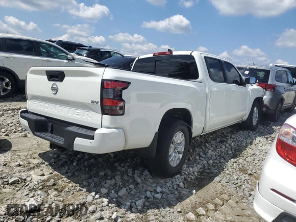 2024 Nissan Frontier SV with VIN 1N6ED1FJ1RN659511, listed as a Copart auction lot 57138225 with 21,933 mi miles and Salvage title. Bid and sale history available at DreamBid. Image 3.