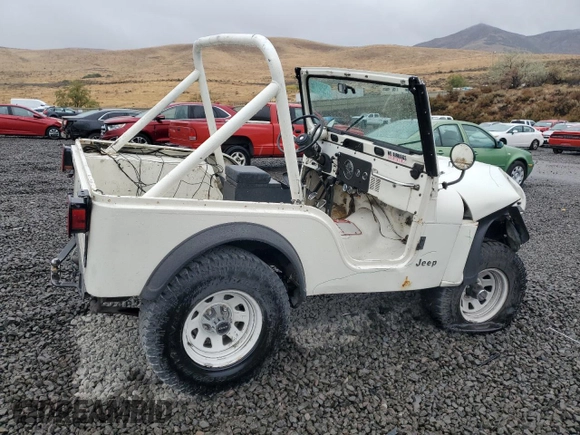 1981 Jeep CJ z VIN 1JCBM85E9BT029304, wystawiony jako Copart lot #75092174 z przebiegiem 49 288 mil mil oraz Szkody całkowita. Historia ofert i sprzedaży dostępna na DreamBid. Obrazek 3.