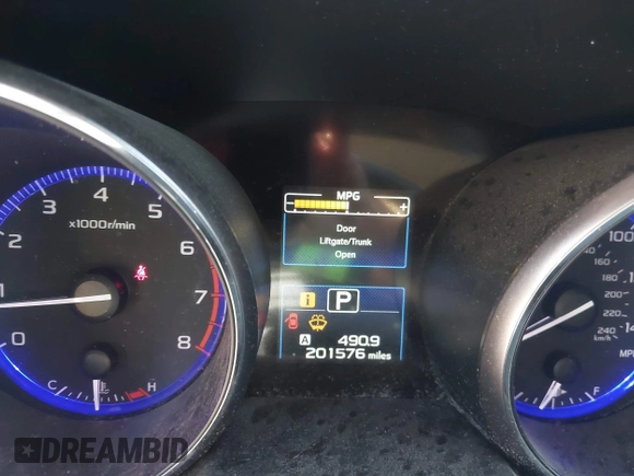 2015 Subaru Legacy Premium with VIN 4S3BNAE63F3041467, listed as a IAAI auction lot 42162855 with 201,576 mi miles and . Bid and sale history available at DreamBid. Image 7.