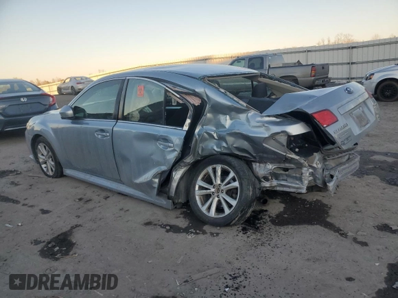 2013 Subaru Legacy Premium with VIN 4S3BMBB64D3027880, listed as a Copart auction lot 88550575 with 167,396 mi miles and Salvage Title. Bid and sale history available at carsss.com. Image 2.