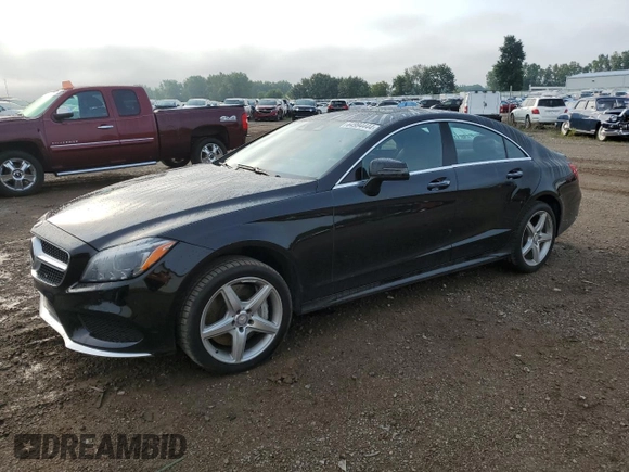 2015 Mercedes-Benz CLS-Class CLS 550 with VIN WDDLJ9BB3FA153994, listed as a Copart auction lot 64994444 with 92,413 mi miles and Clean Title. Bid and sale history available at carsss.com. Image 1.