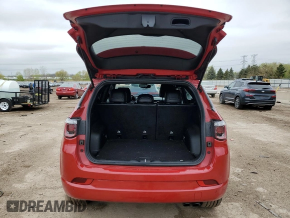 2022 Jeep Compass High Altitude с VIN 3C4NJDCB9NT136404, выставлен на аукционе Copart как лот 55447255 с пробегом 54 607 миль миль и Списание • Salvage title. История ставок и продаж доступна на DreamBid. Изображение 6.